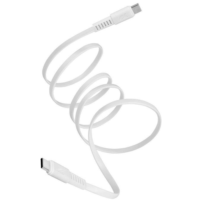 Rivacase Cavo di Ricarica Piatto Type-C - Type-C 1.2mt Bianco