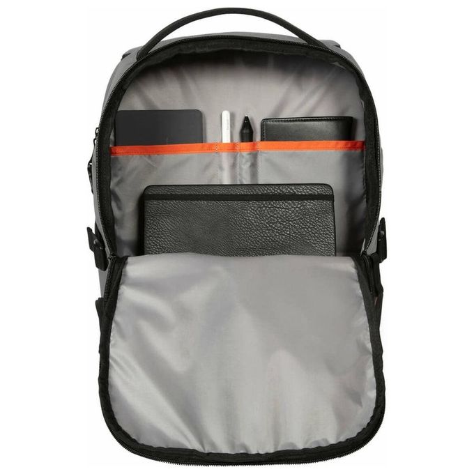Targus TBB64904GL Terra EcoSmart Zaino per Laptop 15-16 Pollici 23 L con Scomparto Antipioggia e Sistema Fissaggio Casco colore Grigio