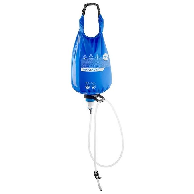 Katadyn 8020859 BeFree Filtro a Gravita' 6 L Flusso 2 l-min con Filtro EZ-Clean colore Nero Blu