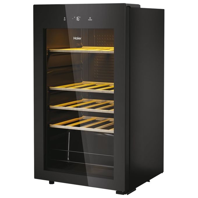 Haier HWS34GGH1 Wine Bank 50 Serie 3 Cantinetta Vino a Compressore 34 Bottiglie 90 L Classe G 37 dB Wi-Fi App hOn colore Nero