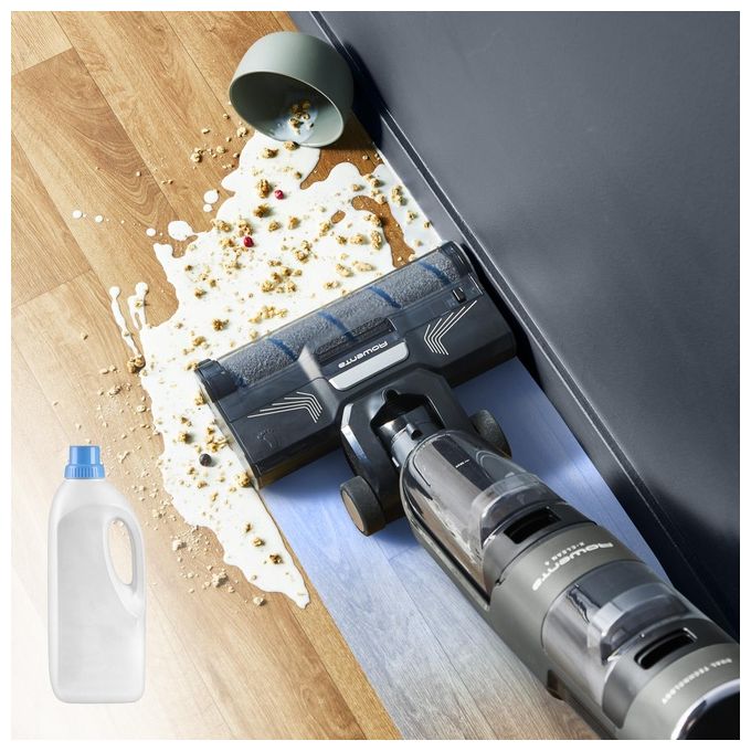 Rowenta GZ5035 X-Clean 4 Lavapavimenti Senza Fili Aspira e Lava 200W Autonomia 50 min 350 m² colore Grigio