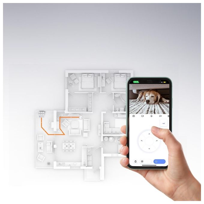 EZVIZ CS-RS20-PRO-PGA2 RS20 PRO Robot aspirapolvere Lavapavimenti connesso LiDAR 7200 Pa Wi-Fi autonomia 220 min colore Bianco