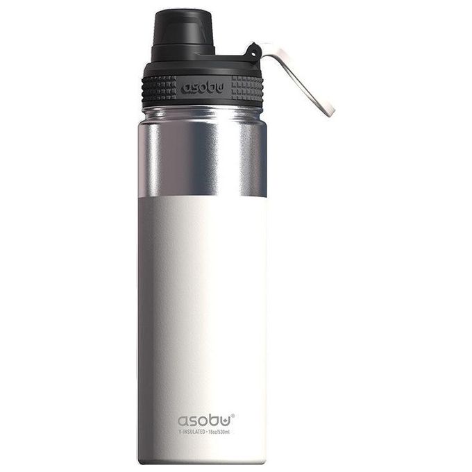 Asobu Alpine Flask Bottiglia Bianco 0.53 Litri