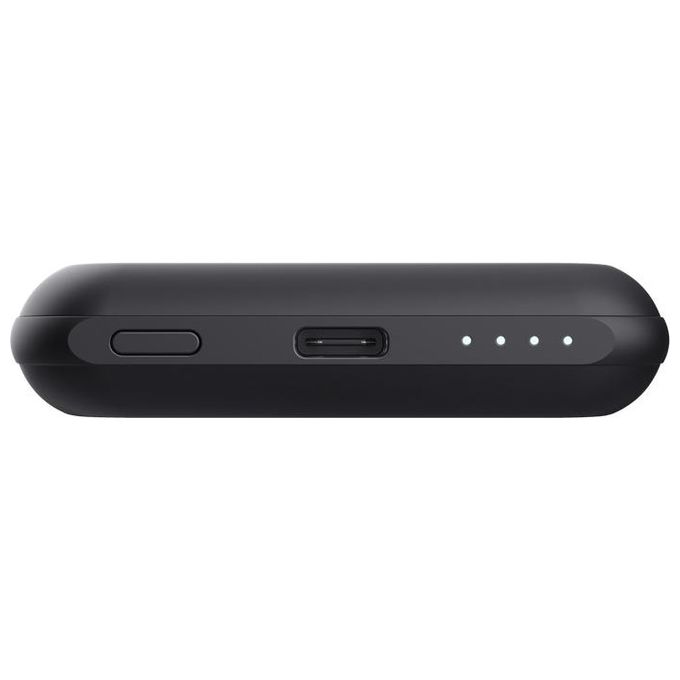 Trust 24877 Magno Powerbank Wireless 5000 mAh USB C 15W compatibile iPhone 12 colore Nero