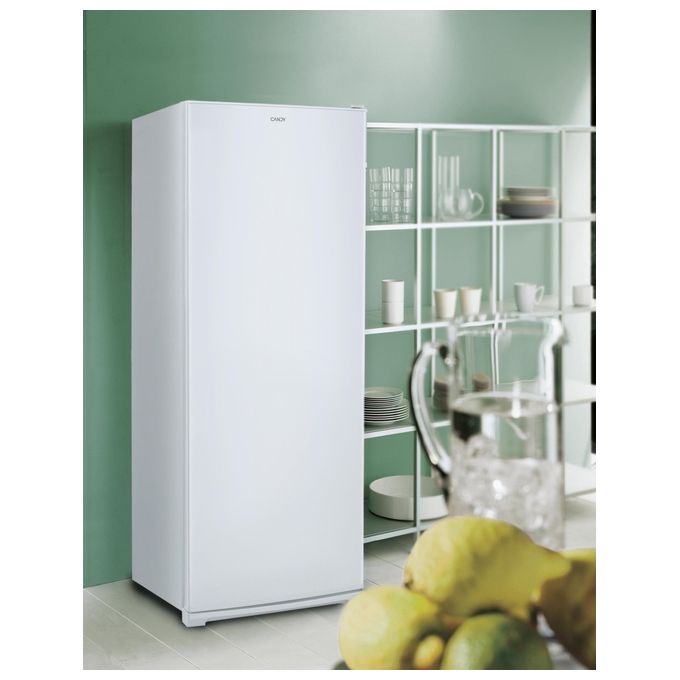 Candy CUQS513EW Congelatore Verticale 163 L 138 cm Classe E 38 dB 7.5 Kg-24h colore Bianco