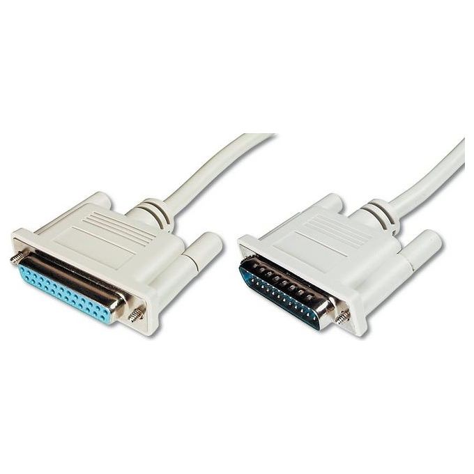 Digitus Cavo Per Prolunga O Per Data Switch Pressofuso Viti Lunghe 25 Poli Maschio-femmina Mt.2 (ak 135 2m)