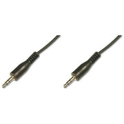 Digitus cavo stereo jack 3,5 mm. prolunga scheda audio per cuffie-casse maschio-maschio mt.2 (ak 203-mm)