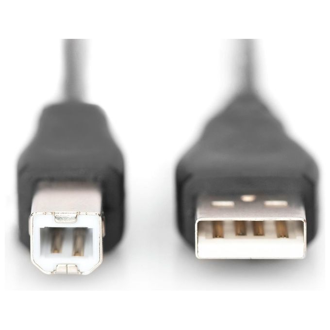 Digitus Cavo Usb 2.0 Connettori A-b Mt. 1,80 Nero