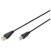 Digitus Cavo Usb 2.0 Connettori A-b Mt. 1,80 Nero