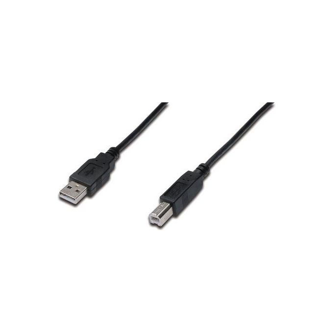 Digitus Cavo Usb 2.0 Connettori A-b Mt. 3 Nero