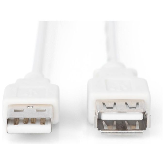 Digitus cavo prolunga usb mt. 1,80 - connettori ''a'' maschio-femmina certificato usb 2.0