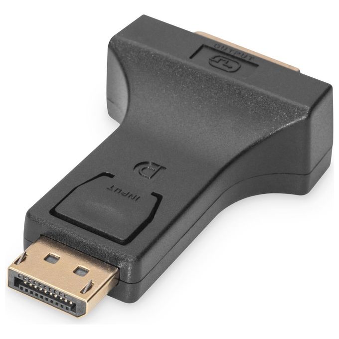 Digitus adattatore da porta display port, dp maschio a dvi-i (24-5) femmina