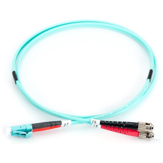 Digitus cavo fibra ottica lc a st multimode duplex 50-125 mt.5 om3
