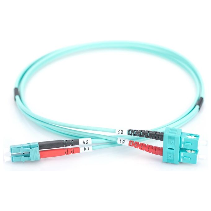 Digitus Cavo Fibra Ottica Lc a Sc Multimode Duplex 50-125 Mt.5 Om3