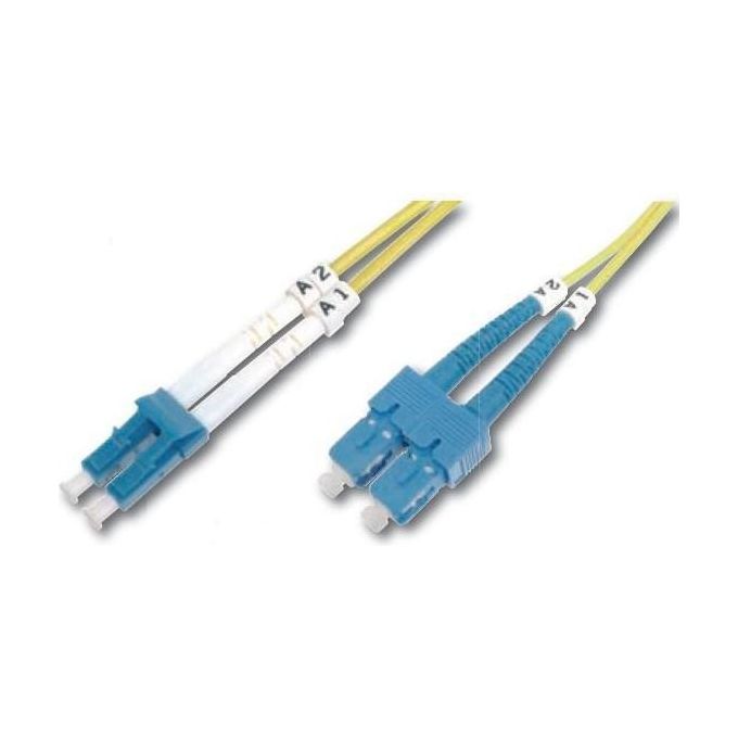 Digitus cavo fibra ottica lc a sc Mono Splitmode duplex 9-125 mt.5 (al-9lcsc-05i)