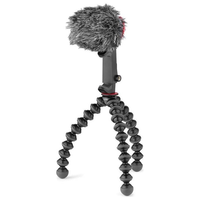 Joby JB01729-BWW GorillaPod Creator Kit Treppiede con Supporto per Smartphone e Microfono Wavo Mobile per Content Creation Capacita' 1 kg colore Nero