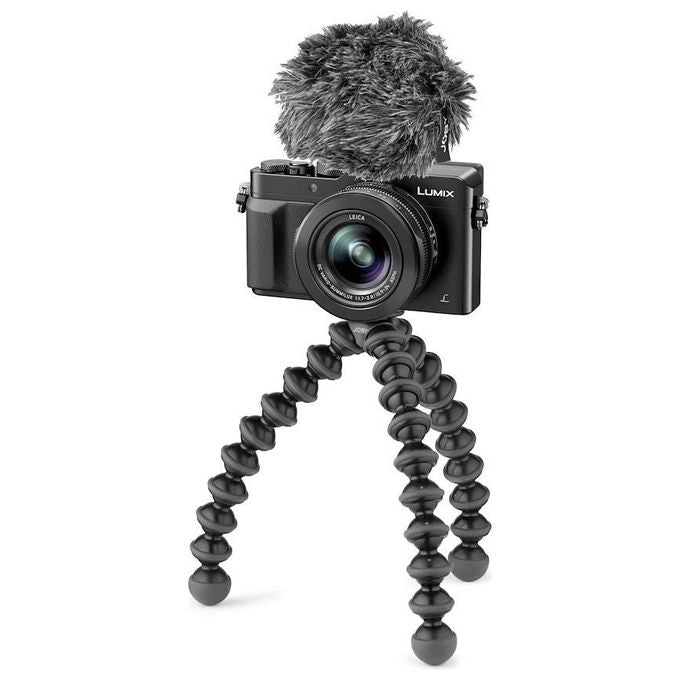 Joby JB01729-BWW GorillaPod Creator Kit Treppiede con Supporto per Smartphone e Microfono Wavo Mobile per Content Creation Capacita' 1 kg colore Nero