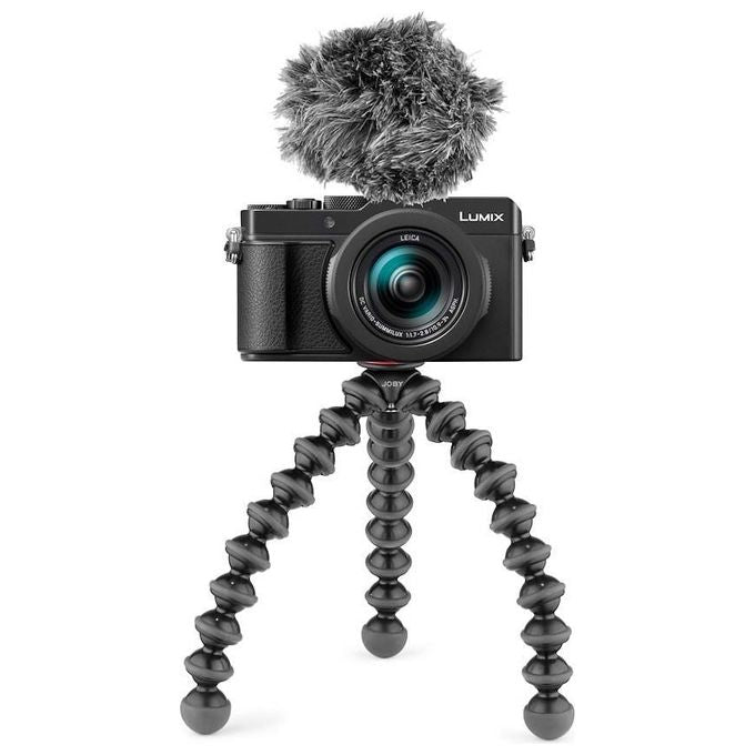 Joby JB01729-BWW GorillaPod Creator Kit Treppiede con Supporto per Smartphone e Microfono Wavo Mobile per Content Creation Capacita' 1 kg colore Nero