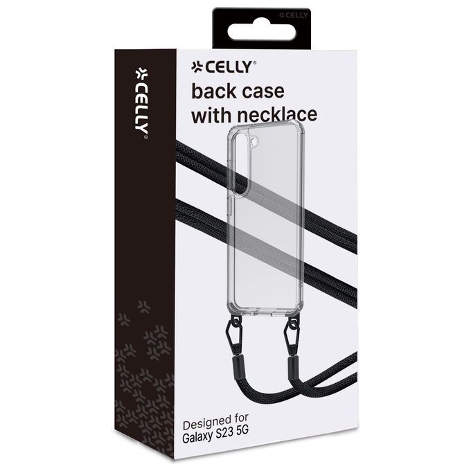 Celly Freedom Case e Lacet Nero per Samsung Galaxy S23