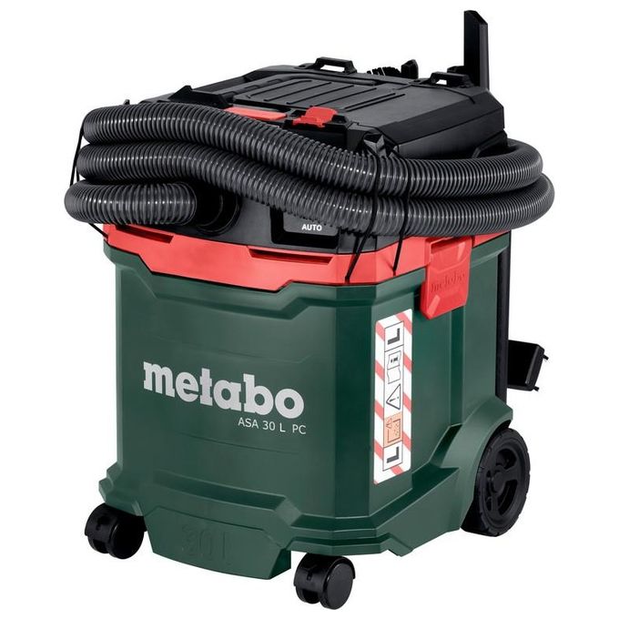 Metabo ASA 30 L PC Aspirapolvere a cilindro Secco e bagnato 30 L 1200 W 78 dB colore Nero Verde Rosso