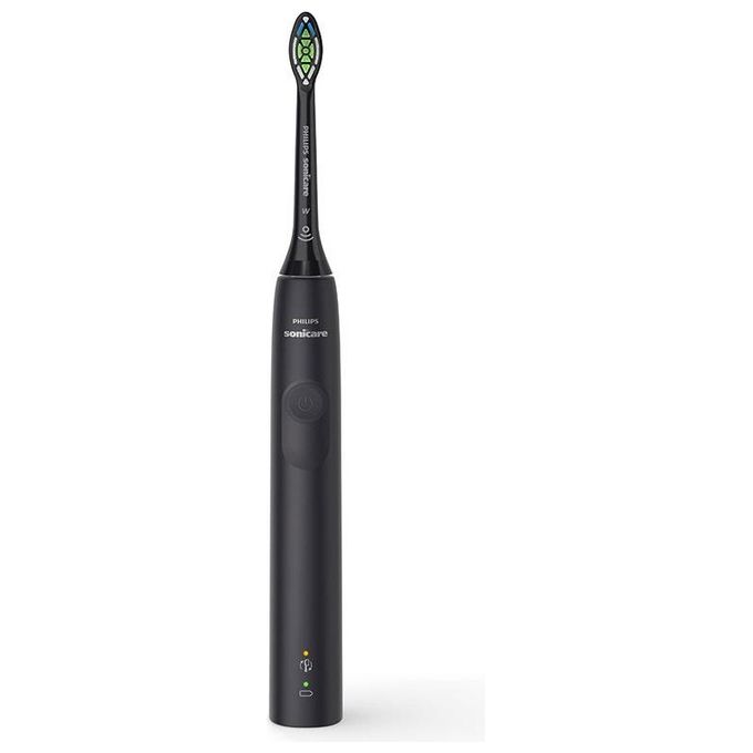 Philips HX3681-54 4100 Series Spazzolino elettrico sonico 2 modalita' Timer 2 min autonomia 14 giorni colore Nero