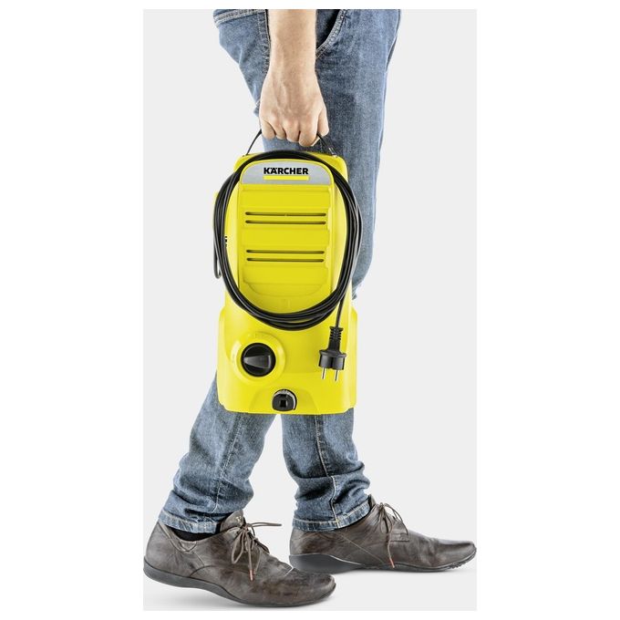 Kärcher K 2 COMPACT Idropulitrice Compatta 110 bar 360 l-h 1400 W Tubo 4 m colore Giallo