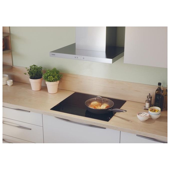 Candy CI642SCBB Moderna Piano Cottura A Induzione 4 Zone Slider Touch Control Power Management Colore Nero