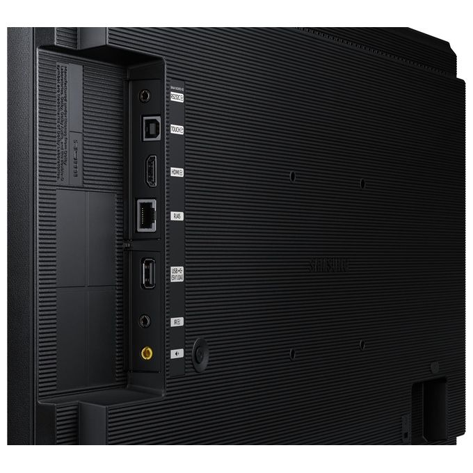 Samsung LH24QBCTBGCXEN QB24C-T Display Touch Segnaletica Digitale 24'' Full HD 250 cd-m² Tizen Wi-Fi colore Nero