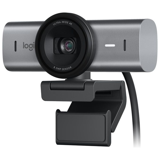 Logitech 960-001530 MX Brio 705 for Business Webcam 4K Ultra HD 8,5 MP 60 fps USB-C Autofocus Zoom 4x colore Grafite