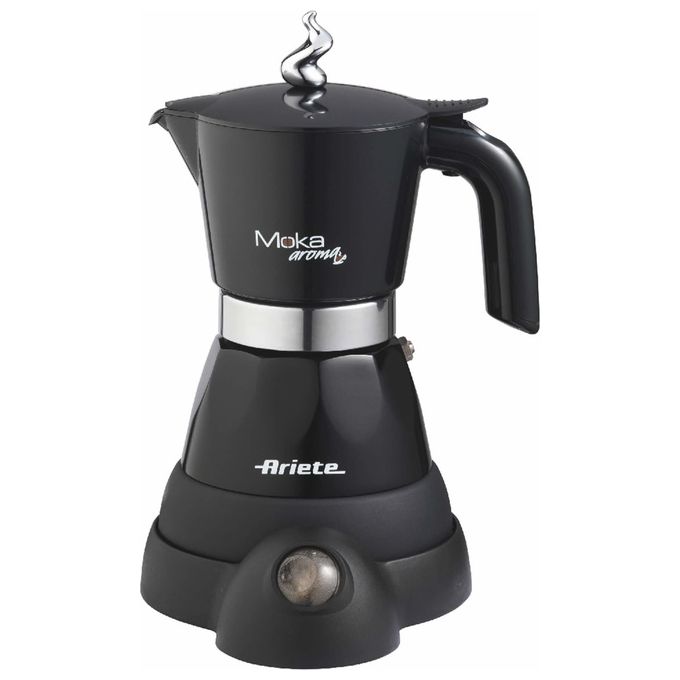 Ariete 1358-11 Moka Aroma Elettrica 2-4 Tazze Nero