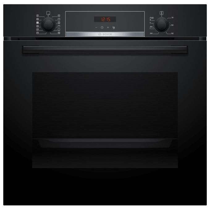 Bosch HQA574BB3 Serie 4 Forno da incasso Elettrico a Vapore Pirolitico 71 L Classe A+ 10 programmi automatici (60x60x60 cm) colore Nero