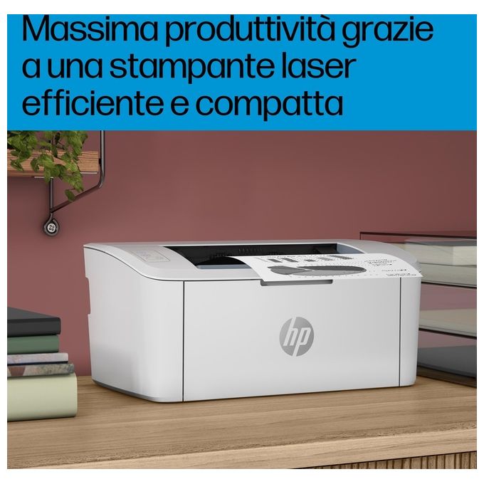 HP 7MD66F#B19 LaserJet M110w Stampante Laser A4 Monocromatica 20 ppm 600x600 DPI Wi-Fi Wi-Fi Direct USB colore Bianco