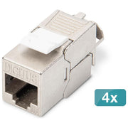 Digitus Modulo Keystone Cat 6a Schermato 4 Pezzi