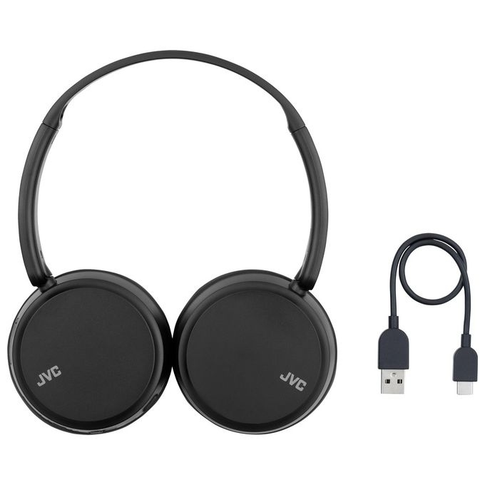 JVC HA-S36W-B-U Cuffie On-Ear Wireless Bluetooth 5.2 35h autonomia USB-C pieghevoli colore Nero