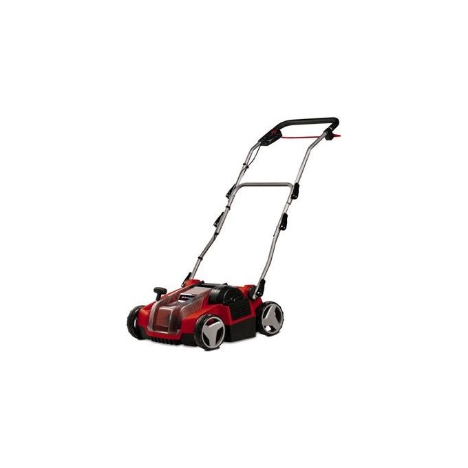 Einhell 3420680 GE-SC 36-35 Li - Solo Scarificatore a Batteria 36 V con Motore Brushless 16 Lame in Acciaio Inox Regolazione Profondita' 3 Livelli Peso 9.94 Kg colore Nero Rosso