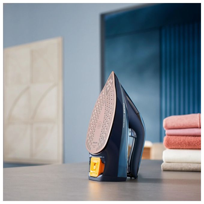 Philips DST8020-20 Azur Serie 8000 Ferro a vapore 3000 W 55 g-min Colpo Vapore 240 g-min Piastra SteamGlide Elite OptimalTEMP colore Blu