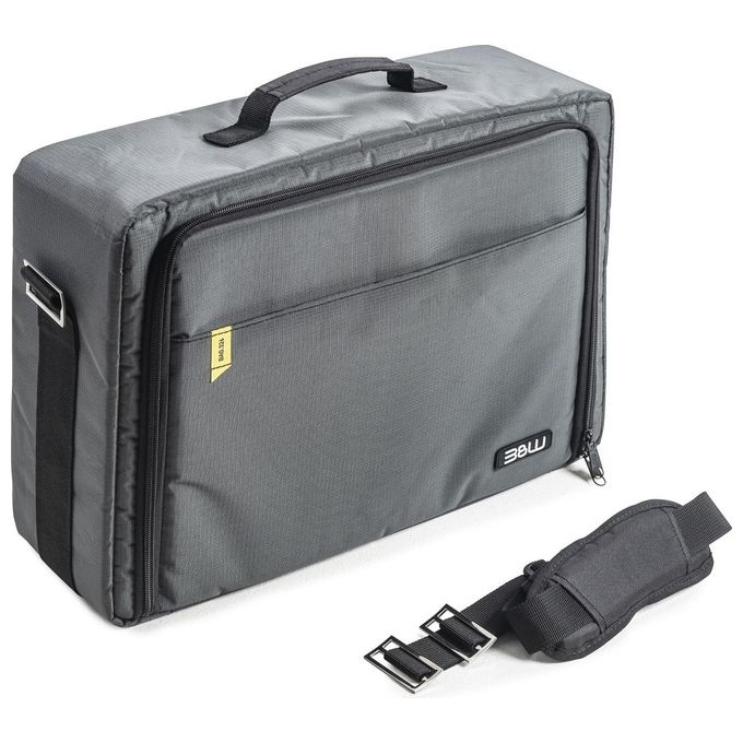 BandW TEX.326.RPD Borsa Fotografica con Divisori Regolabili in Velcro Capacita' 19.5 Litri Poliestere Idrorepellente colore Grigio Antracite