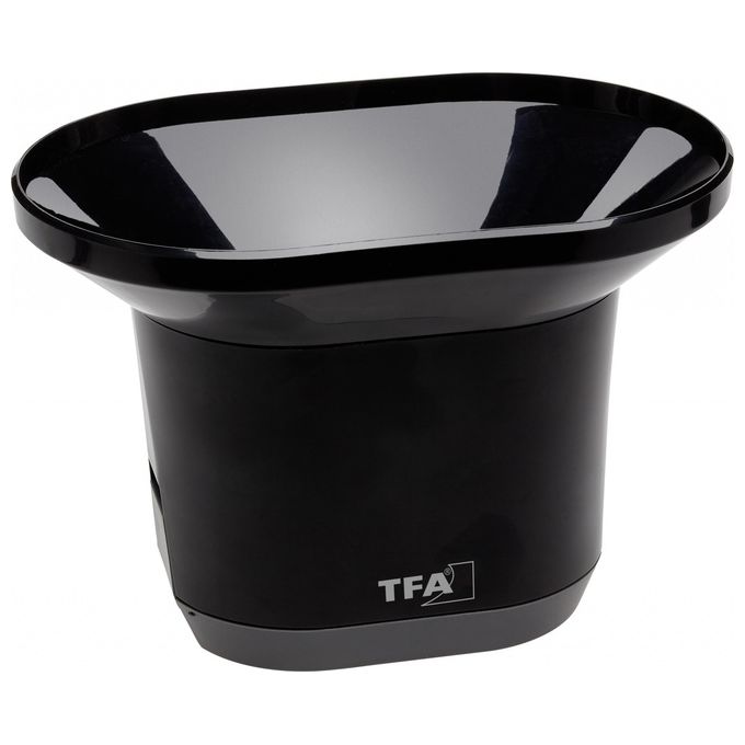 TFA Dostmann 35.1161.01 Weather Pro Stazione Meteo Radiocontrollata con Anemometro Pluviometro Sensore Esterno 433 MHz colore Nero