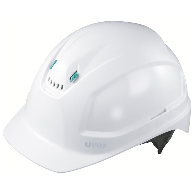 Uvex 9772042 uvex pheos B-WR Elmetto protettivo industriale Polietilene ad alta densita' HDPE Regolabile 52-61 cm con aerazione conforme EN 397 colore Bianco