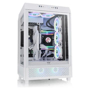 Thermaltake CA-1X1-00M6WN-00 The Tower 500 Case Mid Tower ATX E-ATX Vetro Temperato USB 3.2 Gen 2 Type-C colore Bianco