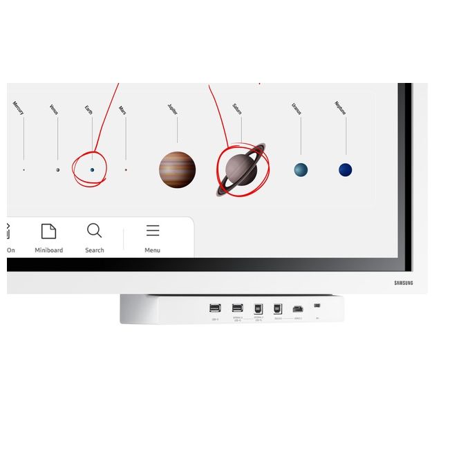 Samsung WM55B Flip Pro Lavagna Interattiva 55'' 4K Ultra HD Touch Multi-touch Tizen 6.5 32 GB Wi-Fi colore Bianco