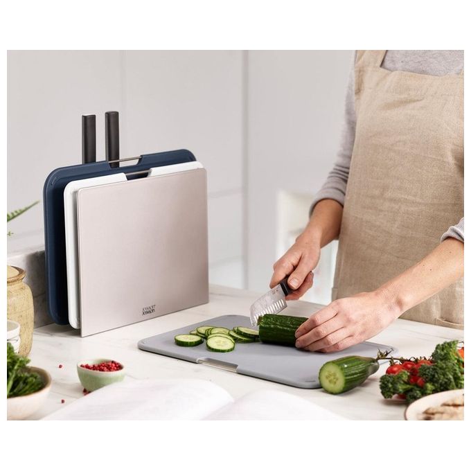 Joseph Joseph Nest Plus Tagliere con Coltello Set 6 Pezzi