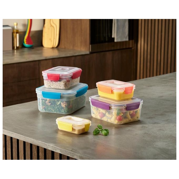 Joseph Joseph Nest Lock Set Contenitori per Provviste 5 Pezzi Color