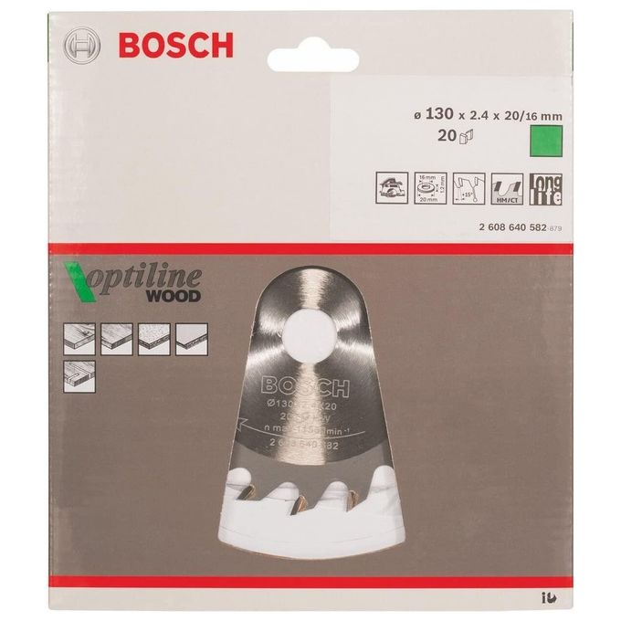 Bosch Lama Per Sega Circolare Mm 130