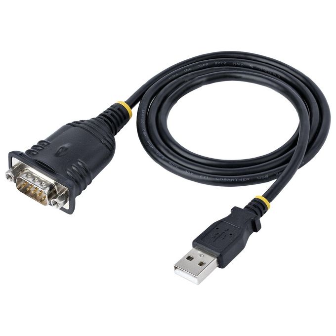 Startech.com Cavo Adattatore Usb A Seriale 1mt Convertitore sa Usb a Seriale con Porta Com