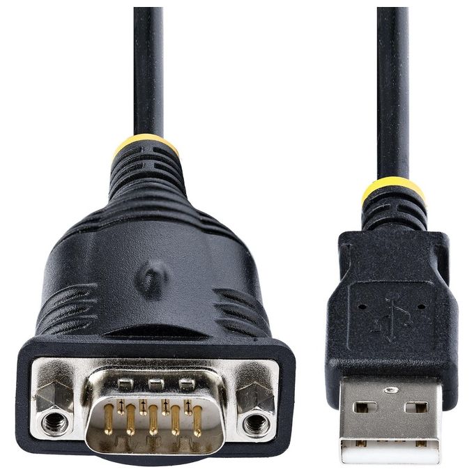 Startech.com Cavo Adattatore Usb A Seriale 1mt Convertitore sa Usb a Seriale con Porta Com