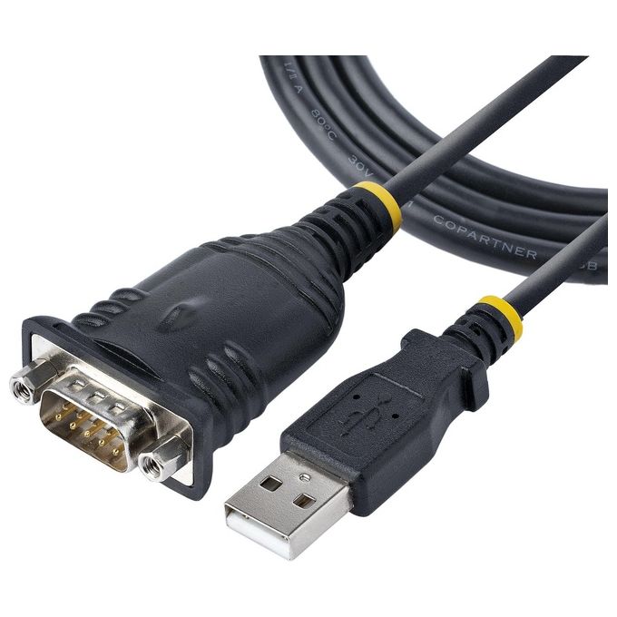 Startech.com Cavo Adattatore Usb A Seriale 1mt Convertitore sa Usb a Seriale con Porta Com