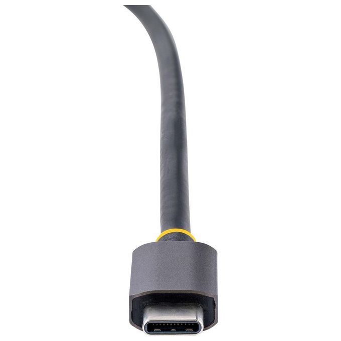 StarTech 118-USBC-HDMI-VGADVI Adattatore USB C a HDMI DVI o VGA Risoluzione 4K 60Hz Compatibile Thunderbolt 3 e 4 Alluminio colore Grigio