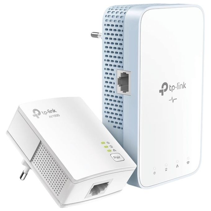 TP-Link TL-WPA7517 KIT Powerline AV1000 Wi-Fi Dual Band AC750 Porta Gigabit Ethernet HomePlug AV2 300 m colore Bianco
