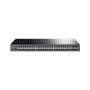 TP-Link SG3452X Omada Switch Gestito L2+ 48 Porte Gigabit Ethernet 10-100-1000 4 Slot SFP+ 10GE Montaggio Rack 1U colore Nero